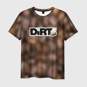 Мужская футболка 3D с принтом Dirt 3 afrika в Петрозаводске, 100% полиэфир | прямой крой, круглый вырез горловины, длина до линии бедер | 