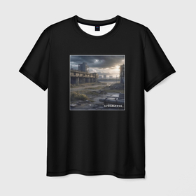 Мужская футболка 3D с принтом Apocalypse в Курске, 100% полиэфир | прямой крой, круглый вырез горловины, длина до линии бедер | 