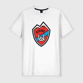 Мужская футболка хлопок Slim с принтом Армения клуб в Курске, 92% хлопок, 8% лайкра | приталенный силуэт, круглый вырез ворота, длина до линии бедра, короткий рукав | 