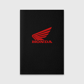Обложка для паспорта матовая кожа с принтом Honda sportcar в Кировске, натуральная матовая кожа | размер 19,3 х 13,7 см; прозрачные пластиковые крепления | Тематика изображения на принте: 