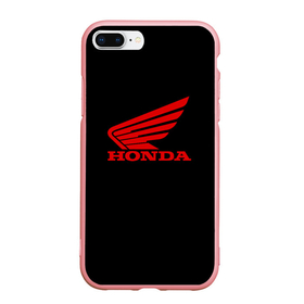 Чехол для iPhone 7Plus/8 Plus матовый с принтом Honda sportcar в Кировске, Силикон | Область печати: задняя сторона чехла, без боковых панелей | 