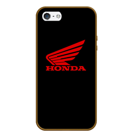 Чехол для iPhone 5/5S матовый с принтом Honda sportcar в Курске, Силикон | Область печати: задняя сторона чехла, без боковых панелей | 