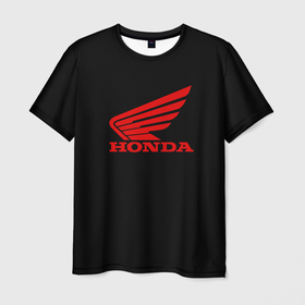 Мужская футболка 3D с принтом Honda sportcar в Курске, 100% полиэфир | прямой крой, круглый вырез горловины, длина до линии бедер | 