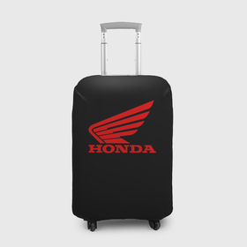 Чехол для чемодана 3D с принтом Honda sportcar в Курске, 86% полиэфир, 14% спандекс | двустороннее нанесение принта, прорези для ручек и колес | 