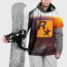 Накидка на куртку 3D с принтом Grand Theft Auto rockstar game в Курске, 100% полиэстер |  | Тематика изображения на принте: 