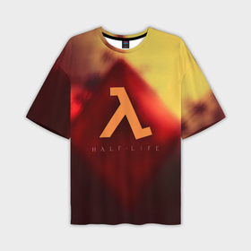 Мужская футболка oversize 3D с принтом Half life black mesa в Курске,  |  | 