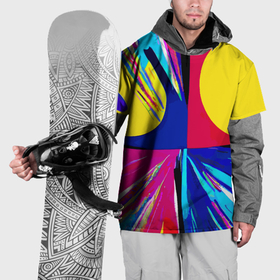 Накидка на куртку 3D с принтом Pop art composition   neural network в Курске, 100% полиэстер |  | 