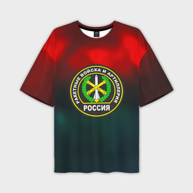 Мужская футболка oversize 3D с принтом Ракетные войска ПВО в Тюмени,  |  | 