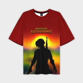 Мужская футболка oversize 3D с принтом Pubg summer war в Тюмени,  |  | 