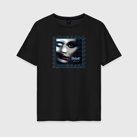 Женская футболка хлопок Oversize с принтом Slipknot: Adderall в Екатеринбурге, 100% хлопок | свободный крой, круглый ворот, спущенный рукав, длина до линии бедер
 | 