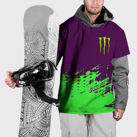 Накидка на куртку 3D с принтом Monster energy taurin , 100% полиэстер |  | Тематика изображения на принте: 