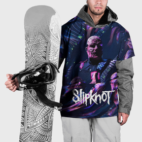 Накидка на куртку 3D с принтом Slipknot: guitar в Новосибирске, 100% полиэстер |  | 