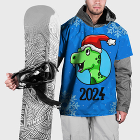 Накидка на куртку 3D с принтом Год зеленого дракона в Санкт-Петербурге, 100% полиэстер |  | 