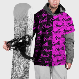 Накидка на куртку 3D с принтом Bardie   pattern   black в Петрозаводске, 100% полиэстер |  | 