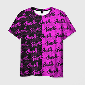 Мужская футболка 3D с принтом Bardie   pattern   black в Петрозаводске, 100% полиэфир | прямой крой, круглый вырез горловины, длина до линии бедер | Тематика изображения на принте: 