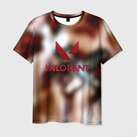 Мужская футболка 3D с принтом Valorant riot games в Петрозаводске, 100% полиэфир | прямой крой, круглый вырез горловины, длина до линии бедер | Тематика изображения на принте: 