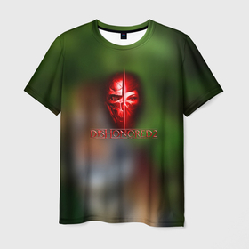 Мужская футболка 3D с принтом Dishonored stels в Кировске, 100% полиэфир | прямой крой, круглый вырез горловины, длина до линии бедер | 