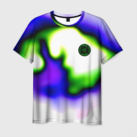 Мужская футболка 3D с принтом Razer toxic в Екатеринбурге, 100% полиэфир | прямой крой, круглый вырез горловины, длина до линии бедер | 