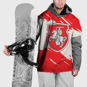 Накидка на куртку 3D с принтом Belarus герб краски в Курске, 100% полиэстер |  | 