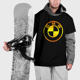 Накидка на куртку 3D с принтом Bmw sport gradient в Белгороде, 100% полиэстер |  | Тематика изображения на принте: 