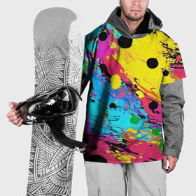 Накидка на куртку 3D с принтом Цветная абстракция   живопись в Белгороде, 100% полиэстер |  | Тематика изображения на принте: 