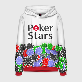 Мужская толстовка 3D с принтом Poker   игра для удачливых в Тюмени, 100% полиэстер | двухслойный капюшон со шнурком для регулировки, мягкие манжеты на рукавах и по низу толстовки, спереди карман-кенгуру с мягким внутренним слоем. | Тематика изображения на принте: 