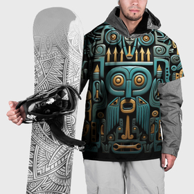 Накидка на куртку 3D с принтом Рисунок в египетском стиле в Курске, 100% полиэстер |  | 
