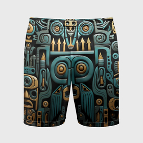 Мужские шорты спортивные с принтом Рисунок в египетском стиле ,  |  | 