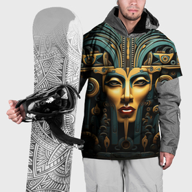 Накидка на куртку 3D с принтом Египетские фараоны в Курске, 100% полиэстер |  | Тематика изображения на принте: 