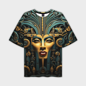 Мужская футболка oversize 3D с принтом Египетские фараоны ,  |  | Тематика изображения на принте: 