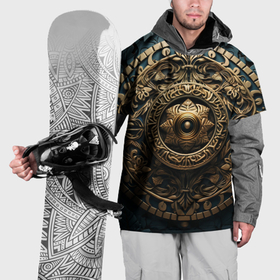 Накидка на куртку 3D с принтом Орнамент в кельтском стиле в Санкт-Петербурге, 100% полиэстер |  | 