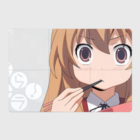 Магнитный плакат 3Х2 с принтом Toradora Taiga Aisaka в Рязани, Полимерный материал с магнитным слоем | 6 деталей размером 9*9 см | Тематика изображения на принте: 