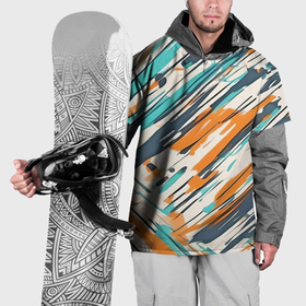 Накидка на куртку 3D с принтом Абстракция разноцветная в Екатеринбурге, 100% полиэстер |  | 