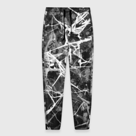 Мужские брюки 3D с принтом Абстракция   паутина в Новосибирске, 100% полиэстер | манжеты по низу, эластичный пояс регулируется шнурком, по бокам два кармана без застежек, внутренняя часть кармана из мелкой сетки | Тематика изображения на принте: 