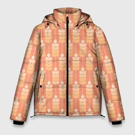 Мужская зимняя куртка 3D с принтом Пшеница колосится в ретро поле в Новосибирске, верх — 100% полиэстер; подкладка — 100% полиэстер; утеплитель — 100% полиэстер | длина ниже бедра, свободный силуэт Оверсайз. Есть воротник-стойка, отстегивающийся капюшон и ветрозащитная планка. 

Боковые карманы с листочкой на кнопках и внутренний карман на молнии. | 