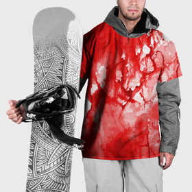 Накидка на куртку 3D с принтом Кровь на белом в Тюмени, 100% полиэстер |  | Тематика изображения на принте: 