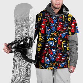 Накидка на куртку 3D с принтом Африканский мотив в Белгороде, 100% полиэстер |  | 