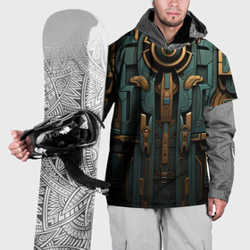 Накидка на куртку 3D с принтом Абстрактный узор в египетском стиле в Петрозаводске, 100% полиэстер |  | Тематика изображения на принте: 