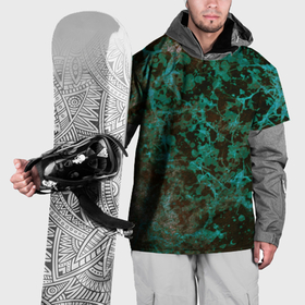 Накидка на куртку 3D с принтом Абстракция   водоросли в Белгороде, 100% полиэстер |  | 