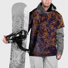 Накидка на куртку 3D с принтом Абстракция   анютины глазки в Санкт-Петербурге, 100% полиэстер |  | Тематика изображения на принте: 