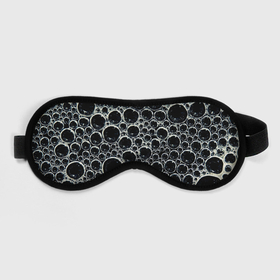 Маска для сна 3D с принтом Пузыри  и отражение в Курске, внешний слой — 100% полиэфир, внутренний слой — 100% хлопок, между ними — поролон |  | 