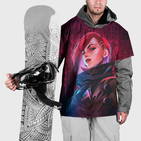 Накидка на куртку 3D с принтом Cyberpunk 2077 Phantom   Liberty в Екатеринбурге, 100% полиэстер |  | Тематика изображения на принте: 
