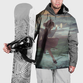 Накидка на куртку 3D с принтом Touhou Project Мико Рейму , 100% полиэстер |  | Тематика изображения на принте: 