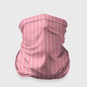 Бандана-труба 3D с принтом Розовый широкая полоска в Санкт-Петербурге, 100% полиэстер, ткань с особыми свойствами — Activecool | плотность 150‒180 г/м2; хорошо тянется, но сохраняет форму | Тематика изображения на принте: 