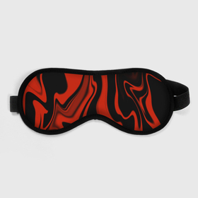 Маска для сна 3D с принтом Абстракция красно чёрная искаженная в Рязани, внешний слой — 100% полиэфир, внутренний слой — 100% хлопок, между ними — поролон |  | Тематика изображения на принте: 