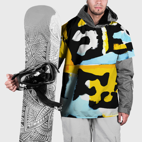 Накидка на куртку 3D с принтом Абстрактная композиция в Курске, 100% полиэстер |  | 