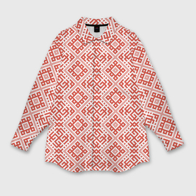Мужская рубашка oversize 3D с принтом Сварожич   славянский орнамент в Тюмени,  |  | 