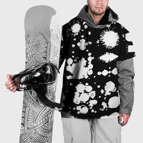 Накидка на куртку 3D с принтом Фантазийный космический паттерн в Тюмени, 100% полиэстер |  | 