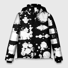 Мужская зимняя куртка 3D с принтом Фантазийный космический паттерн в Тюмени, верх — 100% полиэстер; подкладка — 100% полиэстер; утеплитель — 100% полиэстер | длина ниже бедра, свободный силуэт Оверсайз. Есть воротник-стойка, отстегивающийся капюшон и ветрозащитная планка. 

Боковые карманы с листочкой на кнопках и внутренний карман на молнии. | 