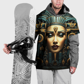 Накидка на куртку 3D с принтом Египетские царицы в Курске, 100% полиэстер |  | 